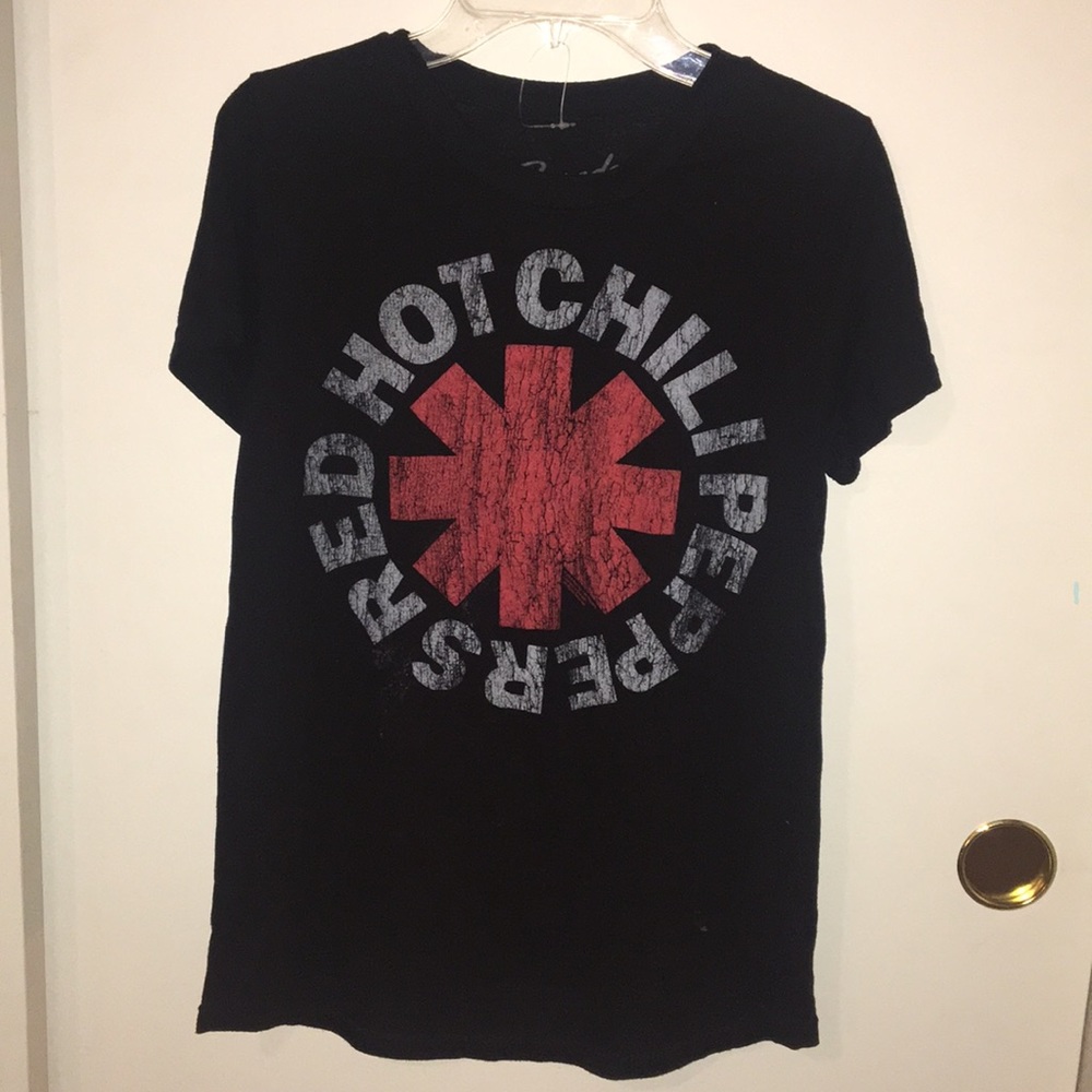 Red Hot Chili Peppers Band T-shirt.